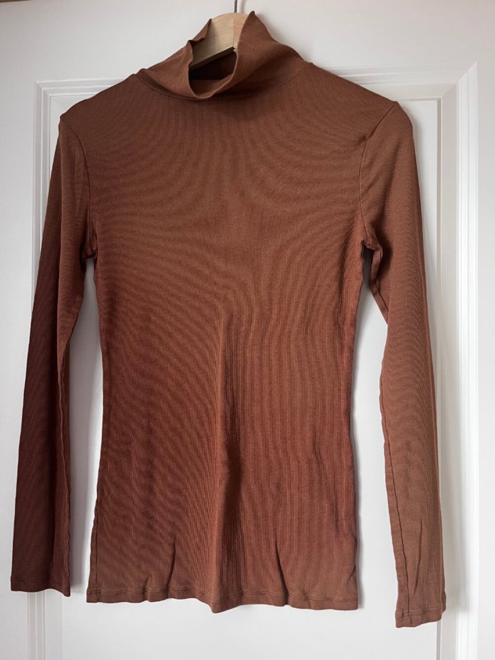 A New Day Mustard Ribbed Turtleneck - Size S